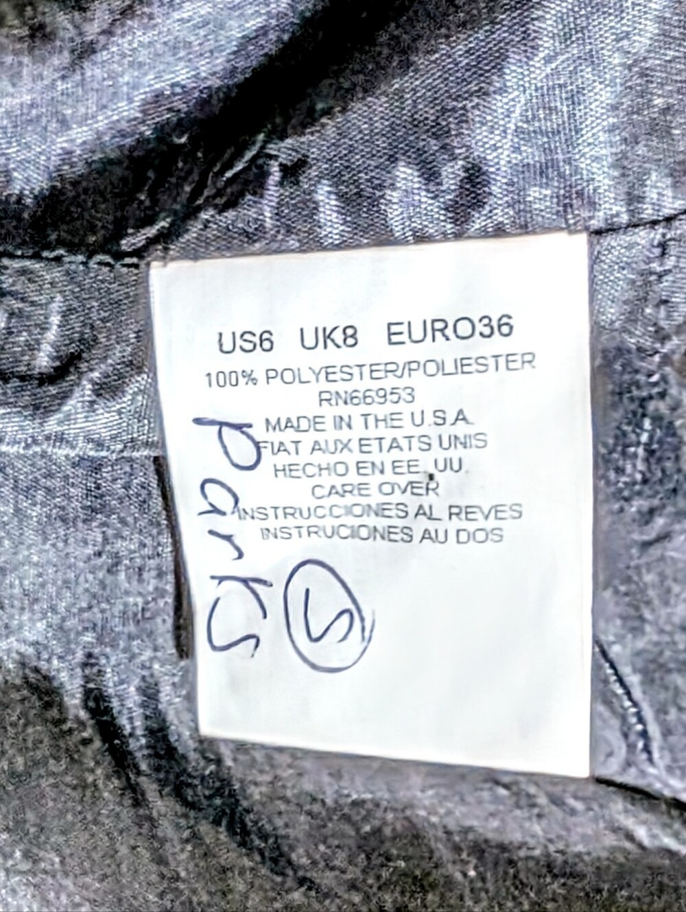 Liz Claiborne Vintage Bolero Jacket Black Cropped Made USA EUC - Picture 6 of 7